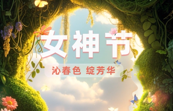 女神節快樂丨沁春色，綻芳華！