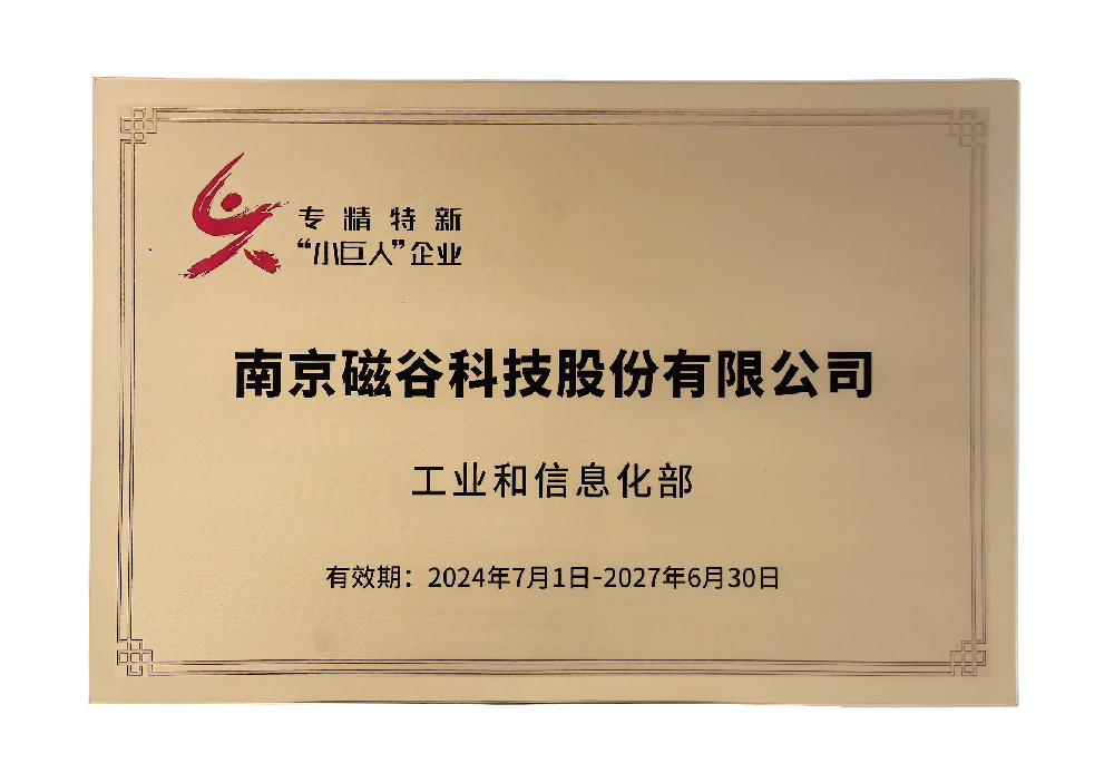 國家專精特新“小巨人”企業